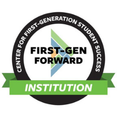 logo for First-Gen Forward Institution cohort