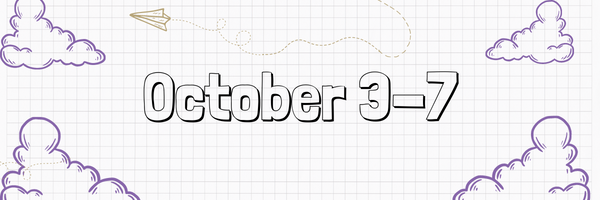 Date Banner- October 3-7