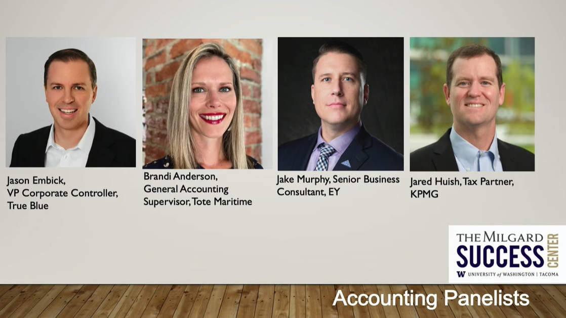 Milgard Success Conference - Accounting Panel