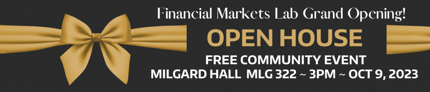 Milgard Success Conference - Markets Lab Open House - Oct 9, 2023