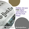 Huskies! Get your FREE digital subscription to the New York Times