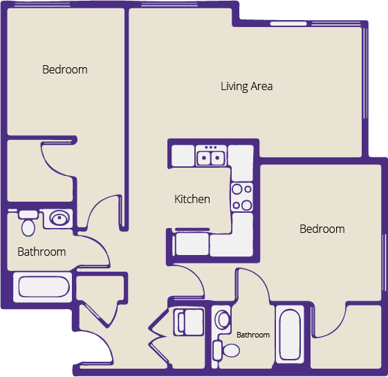 Floor plan image of space