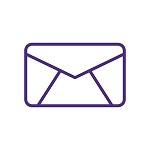 Envelope Icon Purple