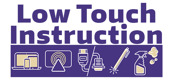 Image showing the words Low Touch Instruction