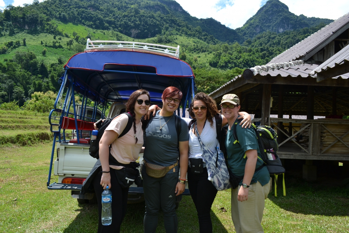 UWT students in Laos