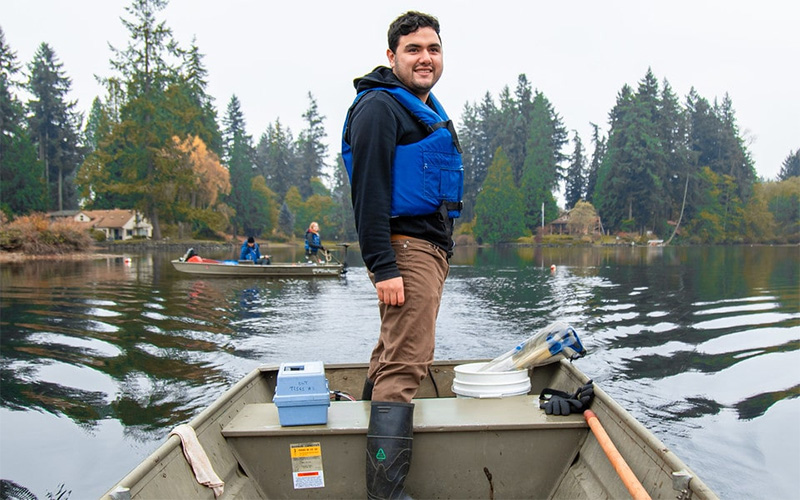UW Tacoma environmental sciences alumnus Marco Barajas