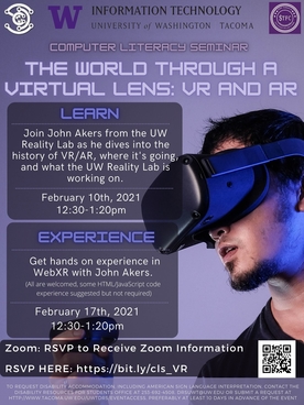 The World through a virtual lens Flyer