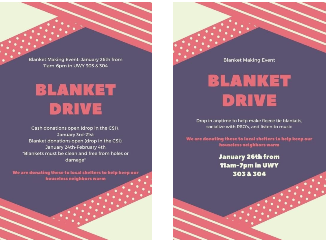 Blanket Drive Information