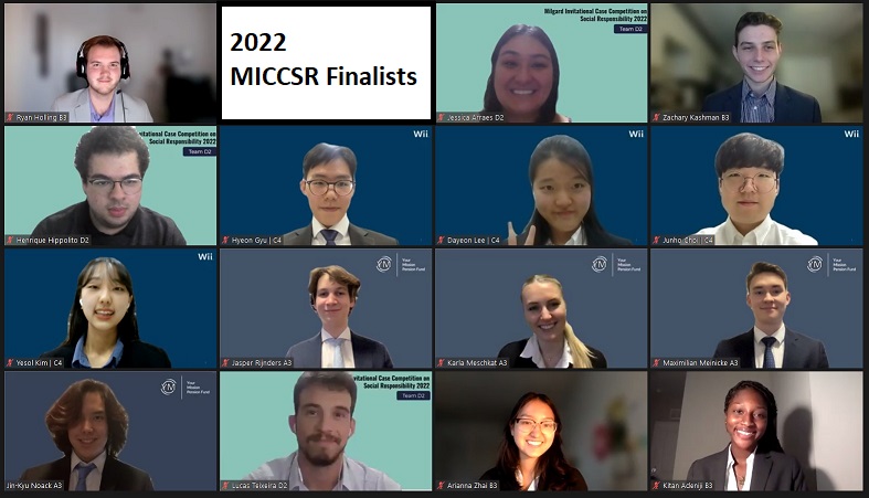 2022 MICCSR finalists