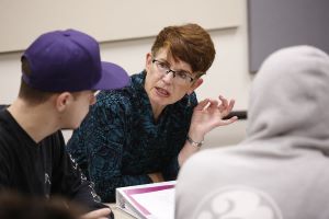 Dr. Baird with Students