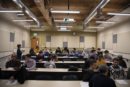 Classroom of students