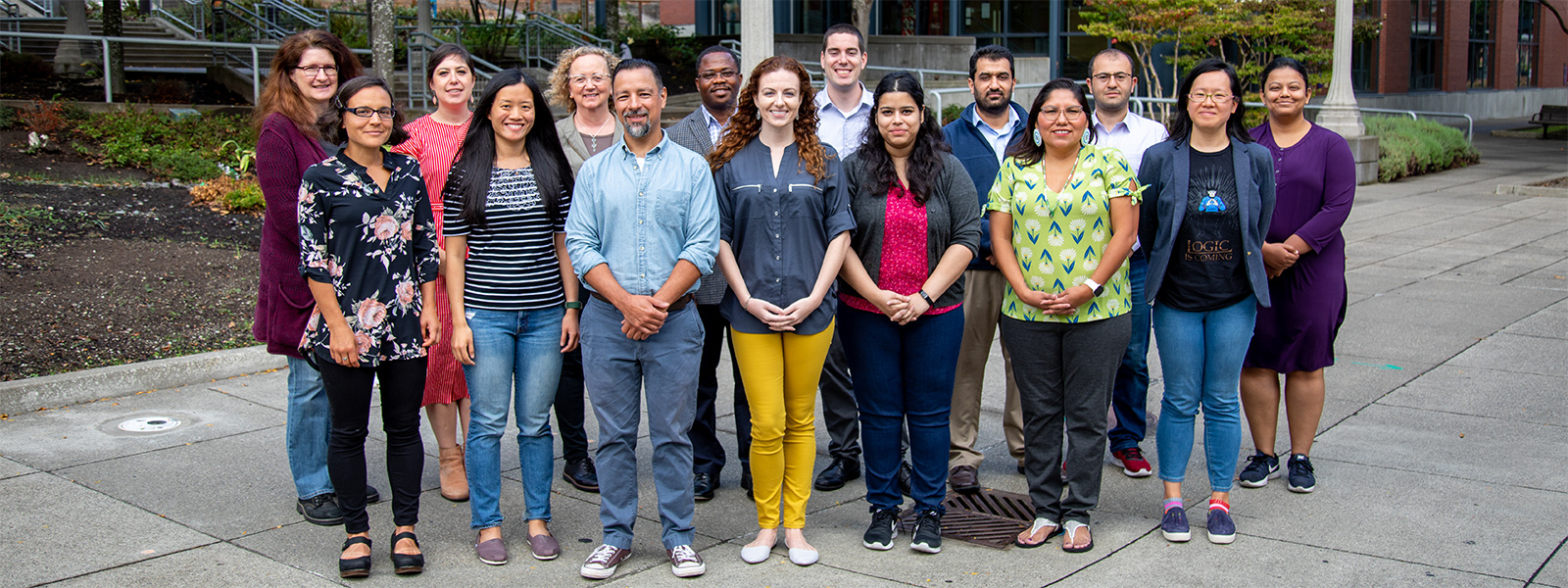 Group photo of new faculty at UW Tacoma for academic year 2019-20