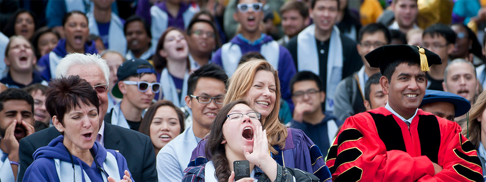 UW Tacoma students and faculty at Convocation