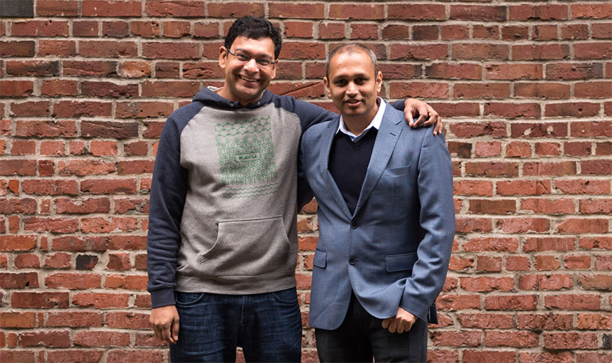 Dr. Ankur Teredesai, UW Tacoma School of Engineering & Technology, with KenSci co-founder Samir Manjure.