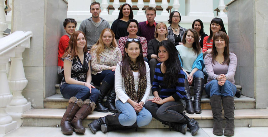 UW Tacoma and Moscow State University faculty and students.