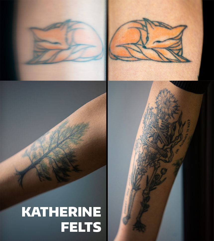 Katherine Felts's tattoos