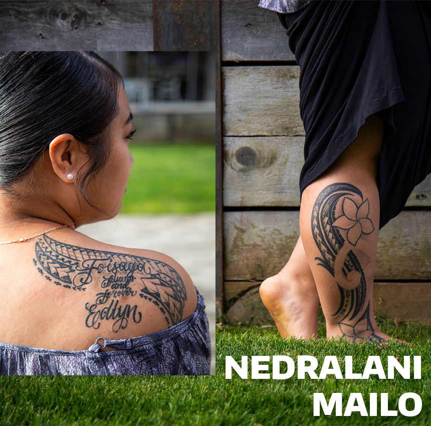 Nedralani Mailo's tattoos