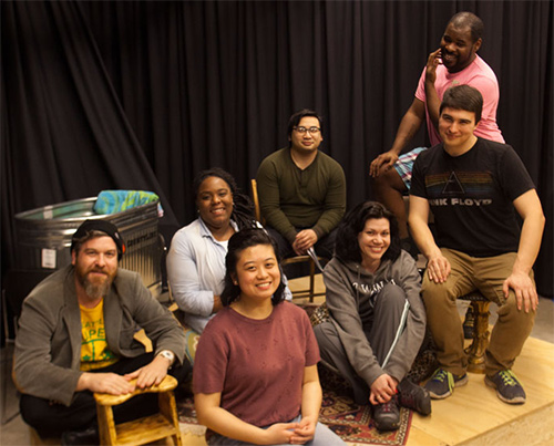 Cast from UW Tacoma's production of "Water By the Spoonful"