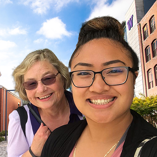 Dr. Christine Stevens and Nedralani Logotala