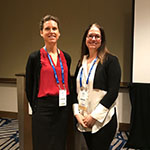 Dr. Katie Haerling, UW Tacoma SNHCL Professor and Andria Jolly-Morris, MN Alumna