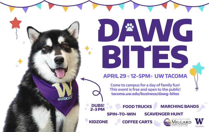 Dawg Bites - April 29 - TUW Tacoma Community Event