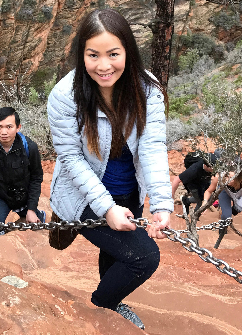 Photo of Brittany while hiking