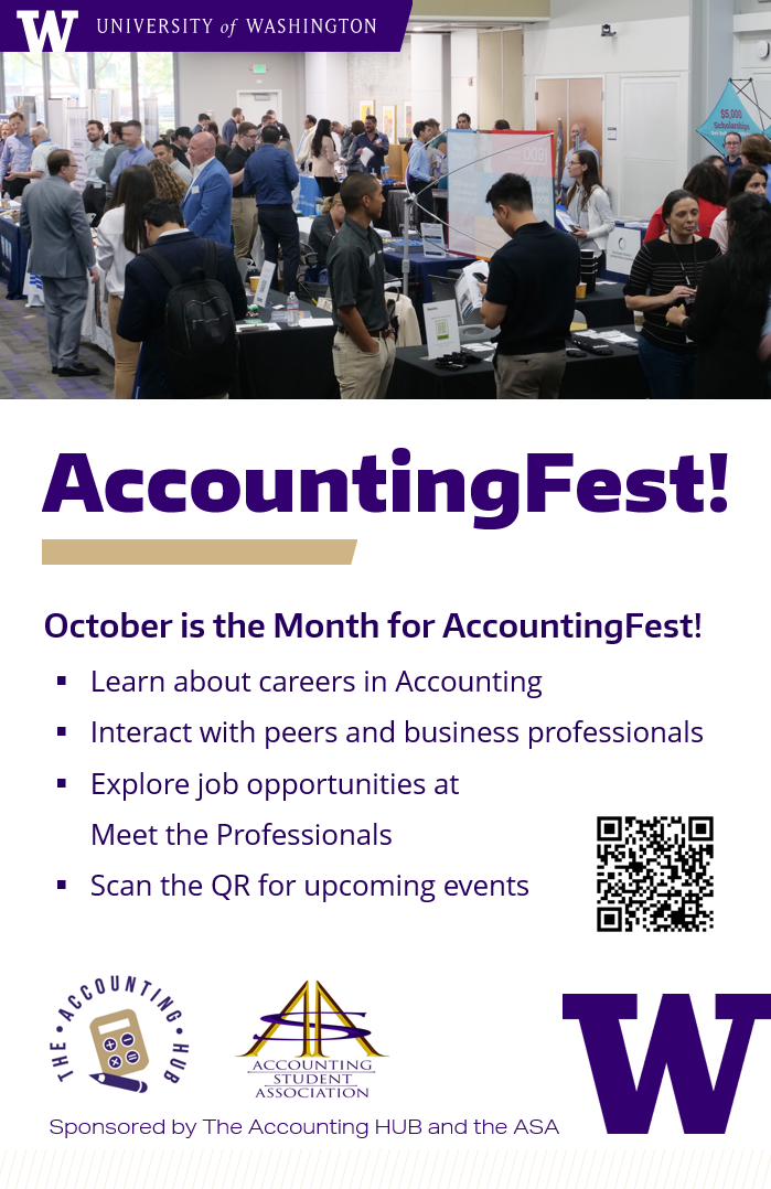 AccountingFest! - October 2023 - Milgard School of Business