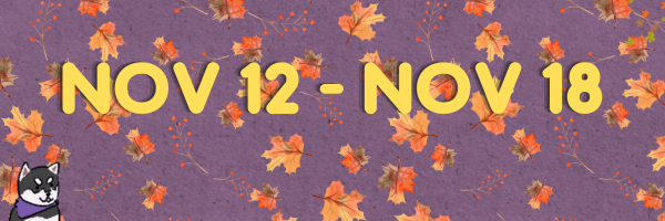 Autumn Banner- Dates for Nov 12 - Nov 18