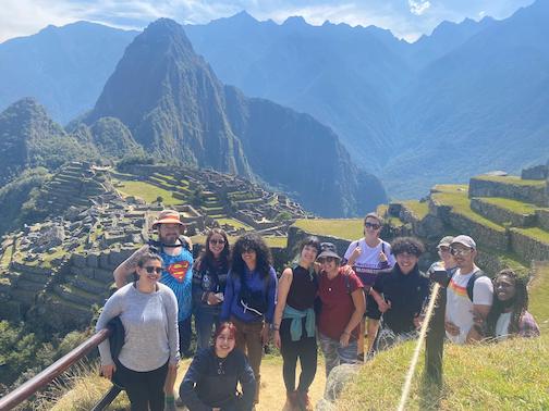 ur University of Washington Tacoma group climbed Machu Picchu