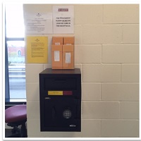 Payment dropbox located outside Dougan 176.