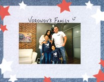 Photograph of the Voronov family