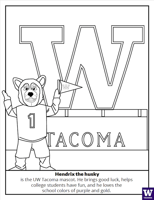 Example of a coloring sheet