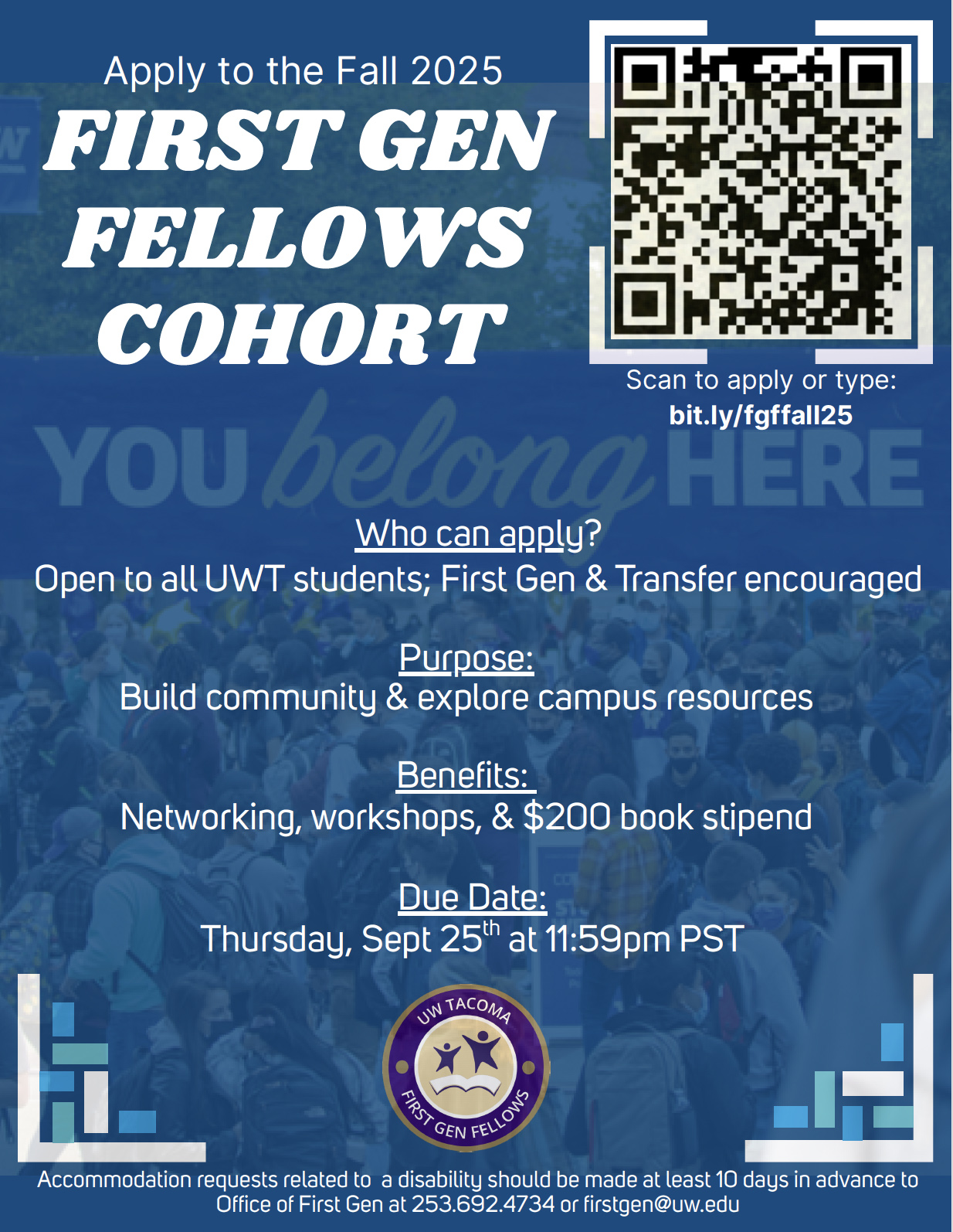 Flyer for cohort.