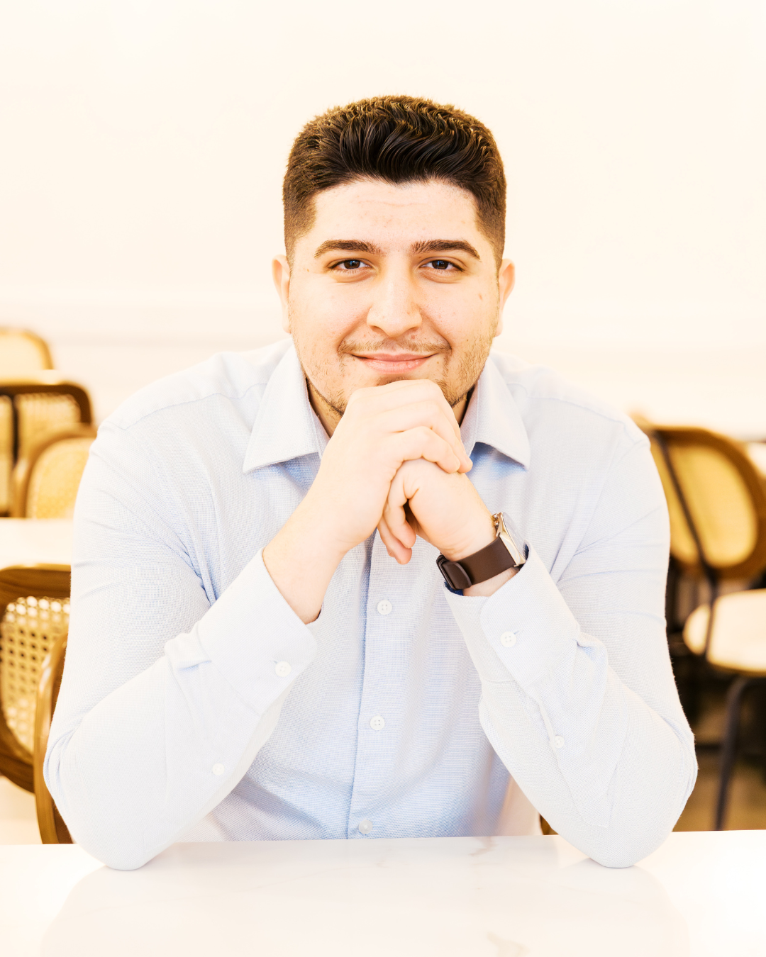 Karrar Hashem ('21), graduate of Milgard Business School and owner of Lune Cafe