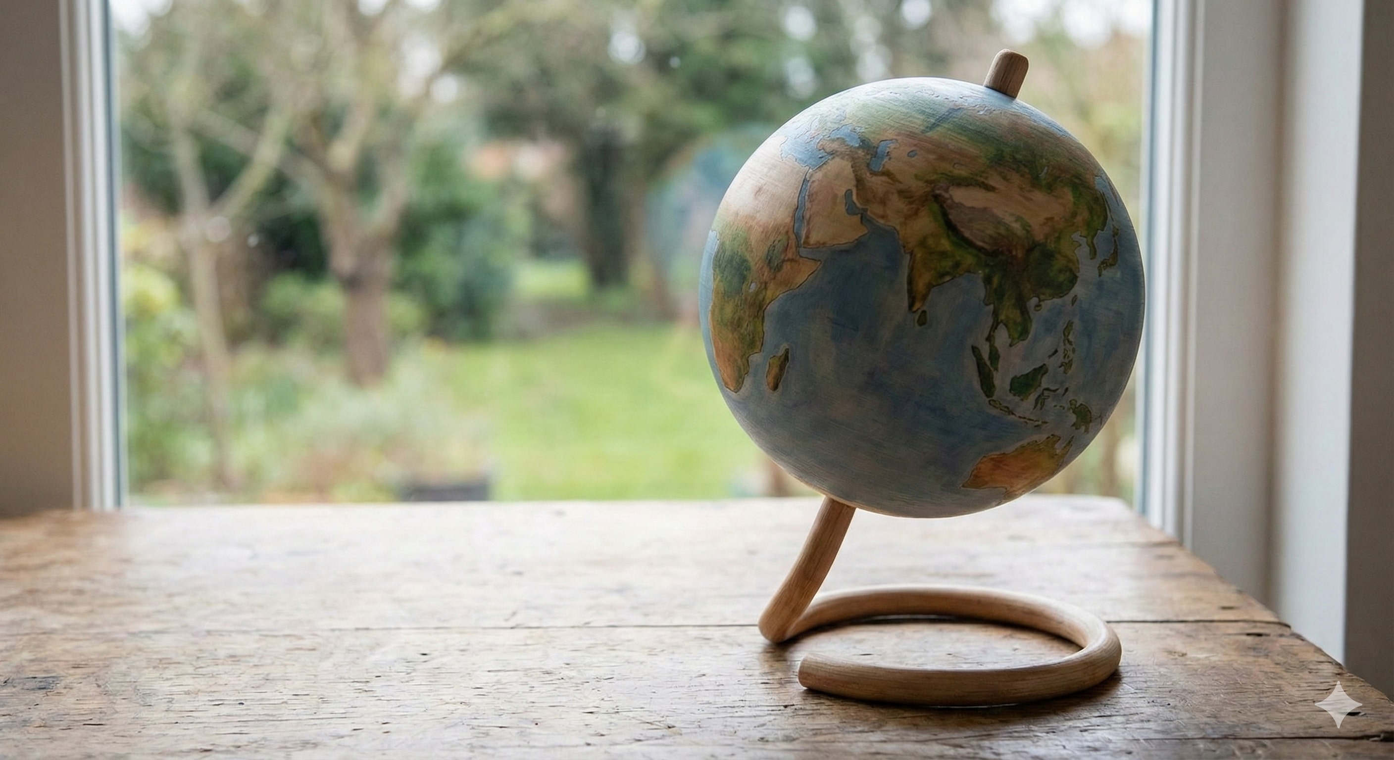 Person writing in a notebook while traveling