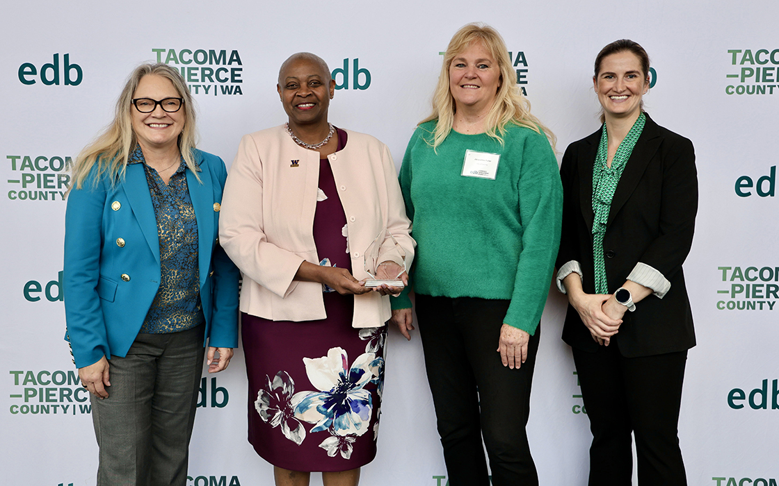 A group photo of team members for the Strickland Fellowship for Career Pathways at the EDB's 2026 Annual Meeting.