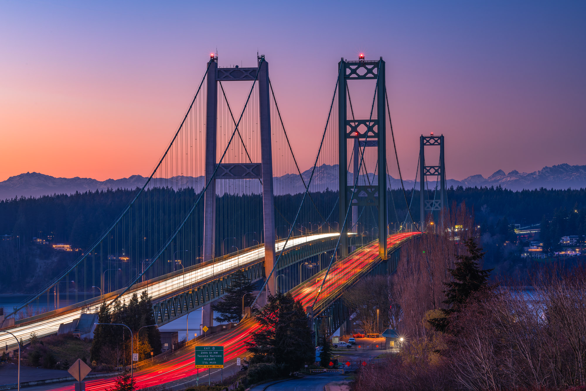 Surviving section of steel from the original Tacoma Narrows Bridge