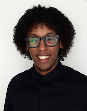 A portrait of UW Tacoma student Abdi Farah