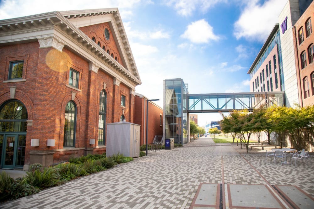 One of the campus building of UW Tacoma