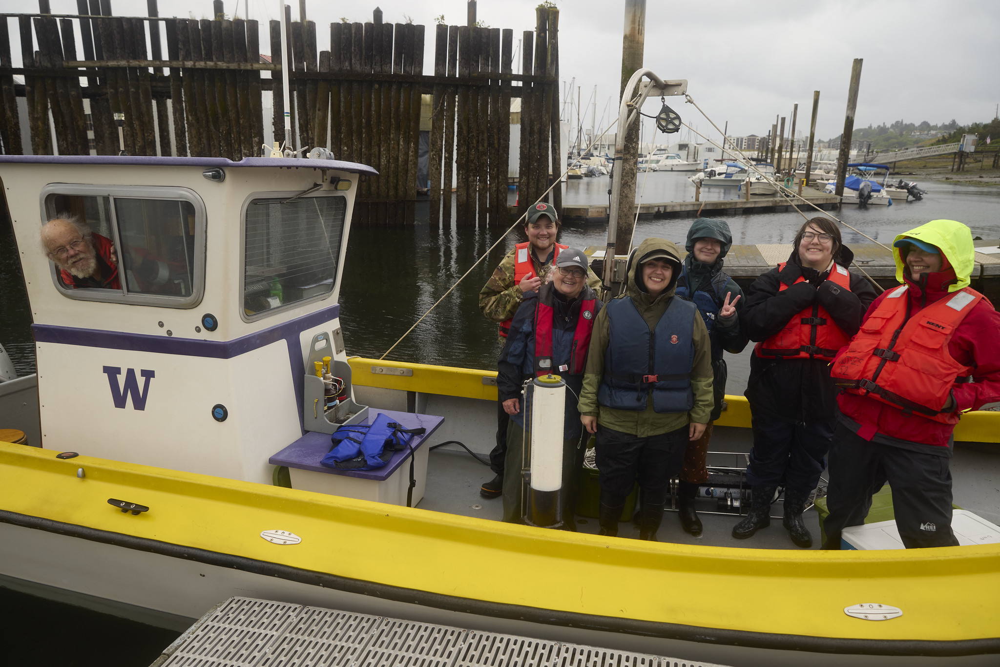 Collecting samples on the Sound