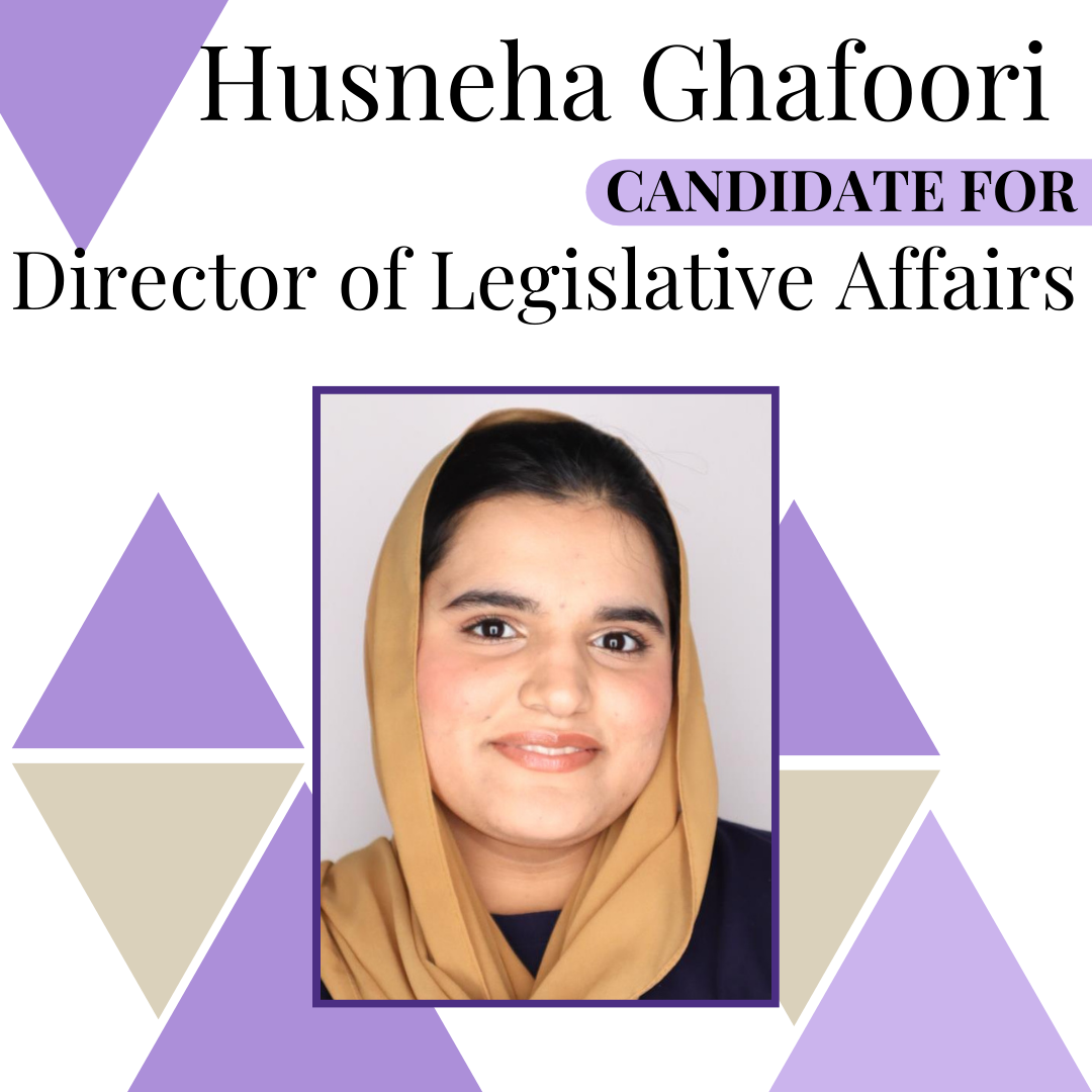 Candidate Picture: Husneha Ghafoori