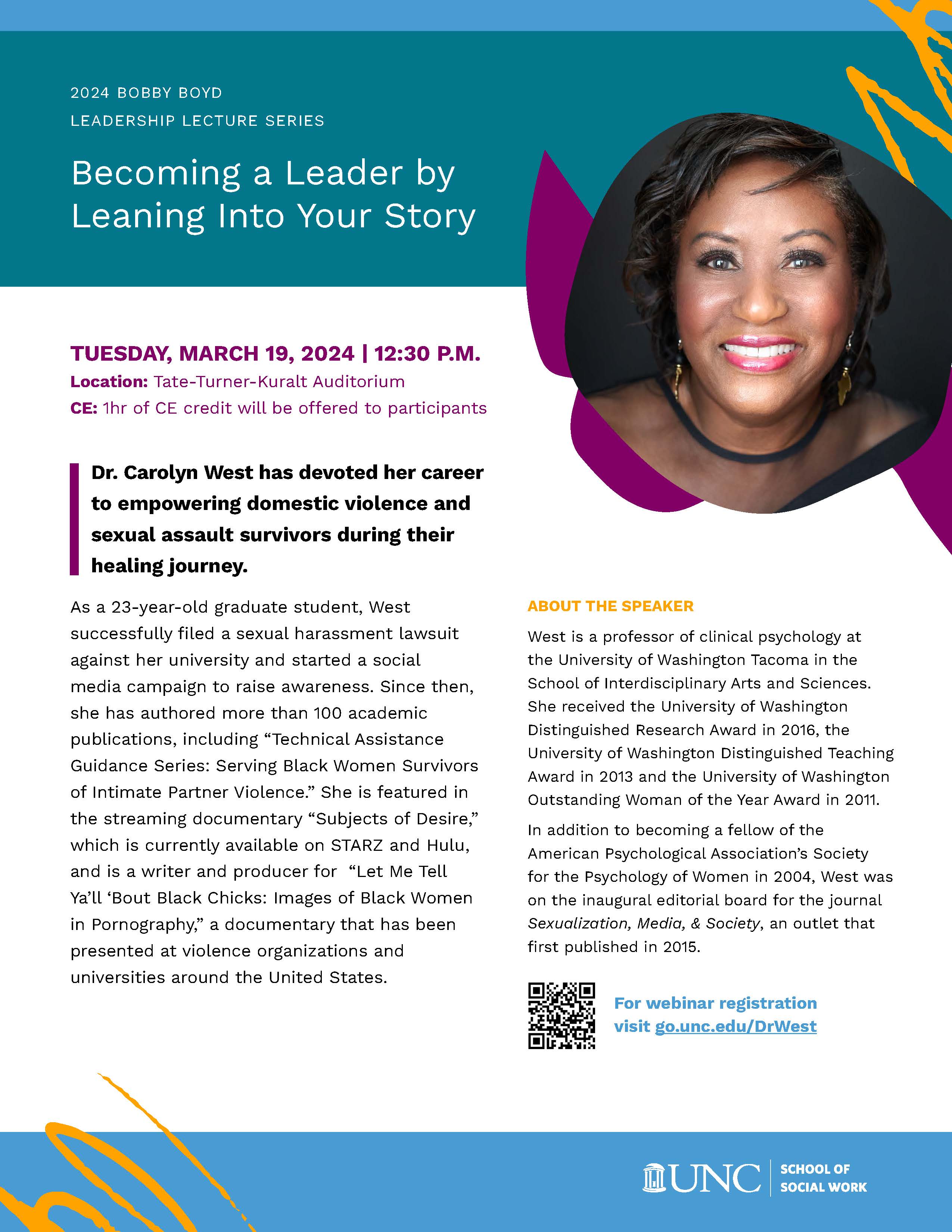 Becoming a Leader By Leaning into your Story. Tuesday, March 19,2024 at 12:30 PM