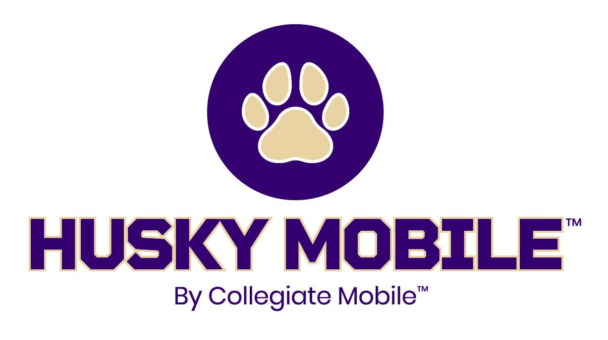 Husky Mobile Logo with white background