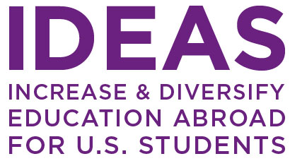 IDEAS- Increase & Diversify Education Abroad for U.S. Students logo