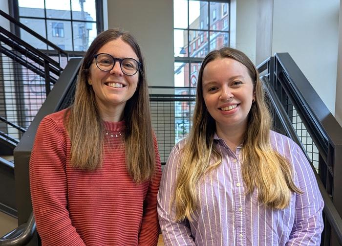 Caption: 2025-2026 Advanced Practicum Trainees: Kelly Rapp, B.S. (Antioch University Seattle) and Cammy Widman, M.S. (Seattle Pacific University)