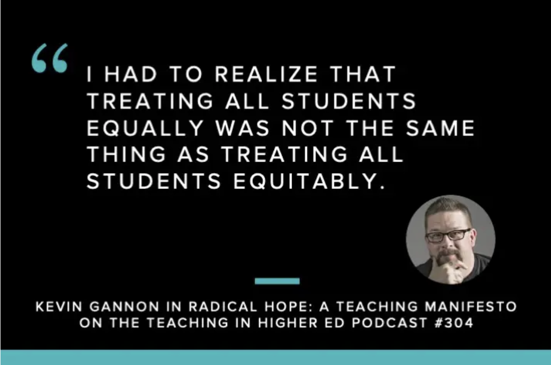 quote and image of Kevin Gannon