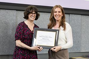 UW Tacoma staff member Melissa Ford with Director of Operations & Administration Jilian Leahy