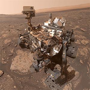 NASA Mars rover Curiosity self-portrait. Photos courtesy NASA.