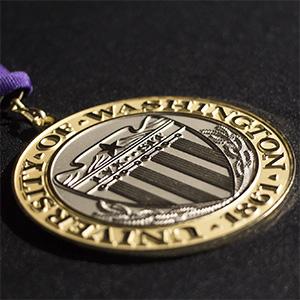 University of Washington awards medal - generic image