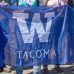 UW Tacoma flag